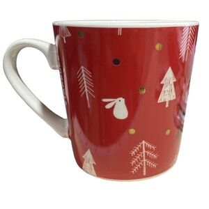 Starbucks holiday mug 2019 red gold 18‎ oz